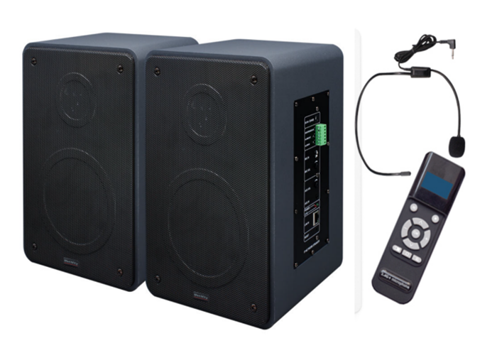  2.4G网络壁挂主音箱（带2.4G话筒及翻页笔功能）IP-8703G